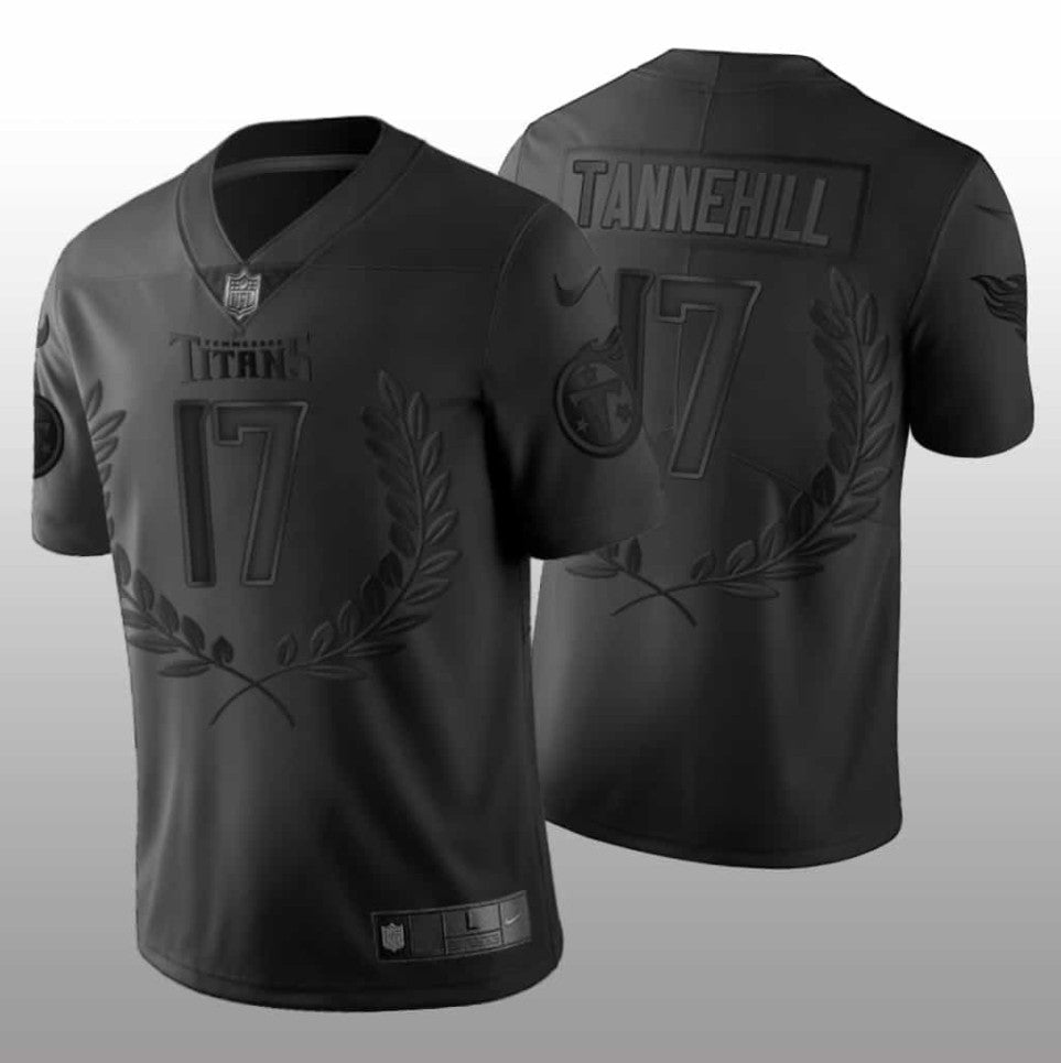 Ryan Tannehill Tennessee Titans black jersey
