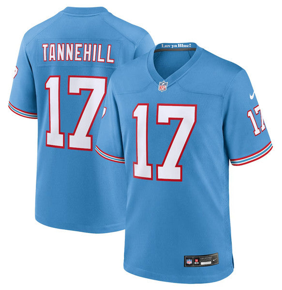 Ryan Tannehill Tennessee Titans blue Game jersey
