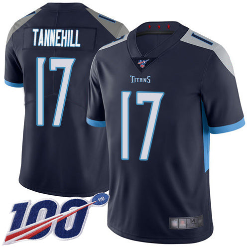 Ryan Tannehill Tennessee Titans navy jersey