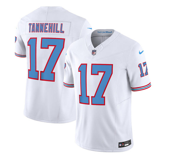 Ryan Tannehill Tennessee Titans white FUSE jersey