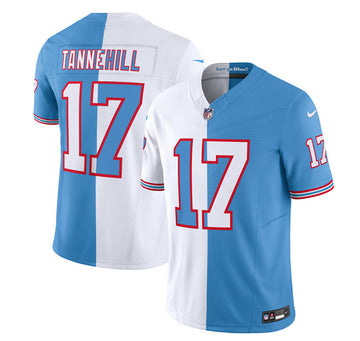 Ryan Tannehill Tennessee Titans white-blue FUSE jersey