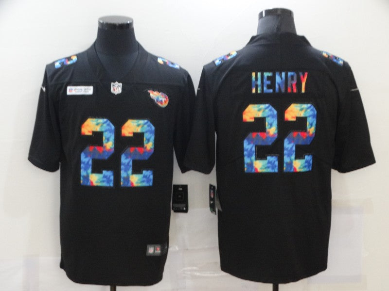 Derrick Henry Tennessee Titans grey jersey