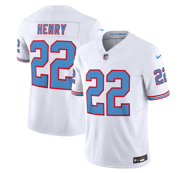 Derrick Henry Tennessee Titans white FUSE jersey