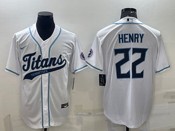 Derrick Henry Tennessee Titans white jersey