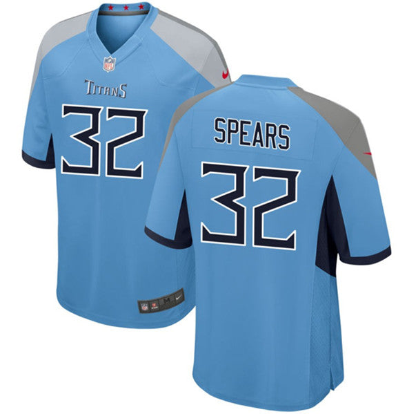 Tyjae Spears Tennessee Titans blue Game jersey