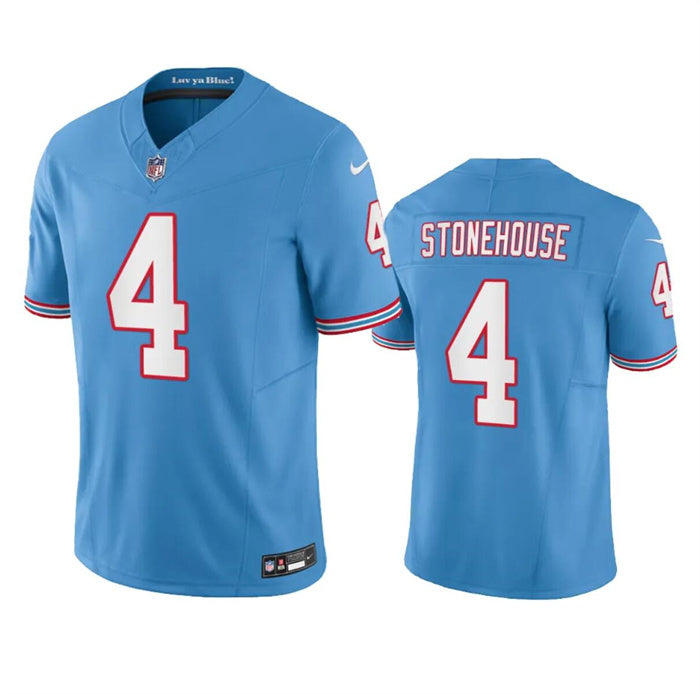 Ryan Stonehouse Tennessee Titans blue FUSE jersey