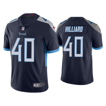 Dontrell Hilliard Tennessee Titans navy jersey
