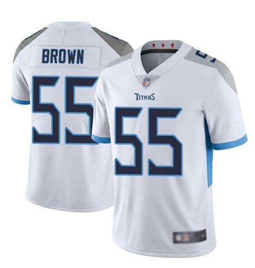 Jayon Brown Tennessee Titans white jersey