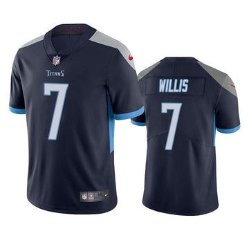 Malik Willis Tennessee Titans navy jersey