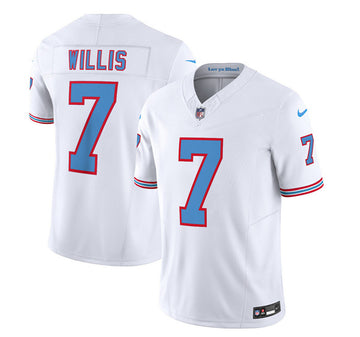 Malik Willis Tennessee Titans white FUSE jersey