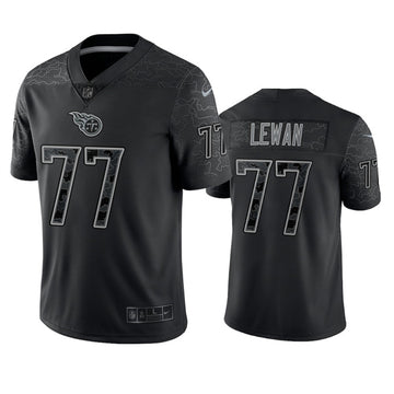 Taylor Lewan Tennessee Titans black jersey