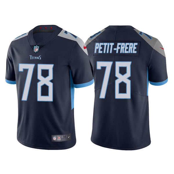 Nicholas Petit-Frere Tennessee Titans navy jersey