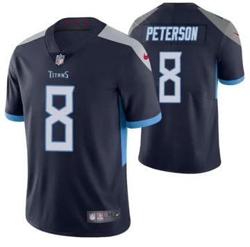 Adrian Peterson Tennessee Titans navy jersey