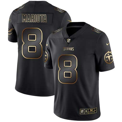 Marcus Mariota Tennessee Titans black jersey