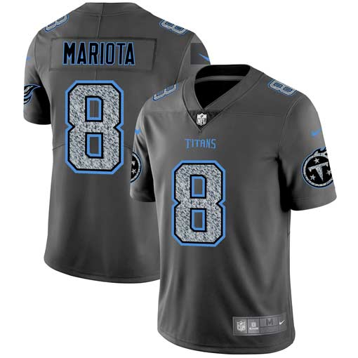 Marcus Mariota Tennessee Titans gray Fashion Static jersey