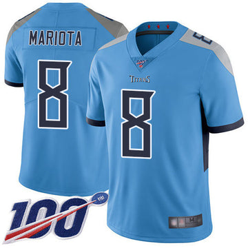 Marcus Mariota Tennessee Titans blue jersey