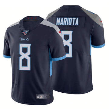 Marcus Mariota Tennessee Titans navy jersey