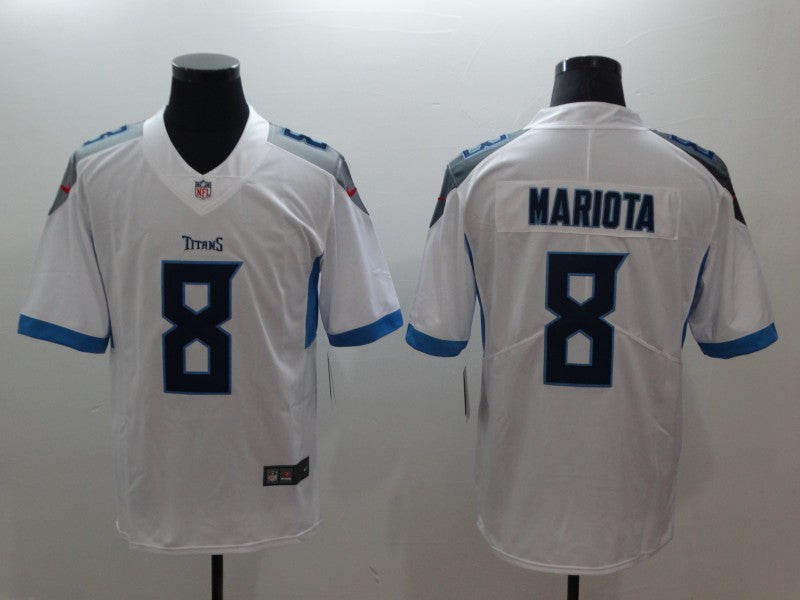 Marcus Mariota Tennessee Titans white jersey