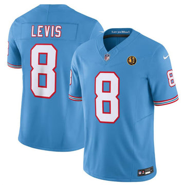 Will Levis Tennessee Titans blue FUSE jersey