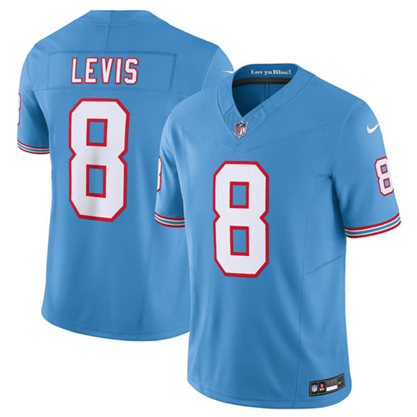Will Levis Tennessee Titans blue FUSE jersey