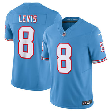 Will Levis Tennessee Titans blue FUSE jersey