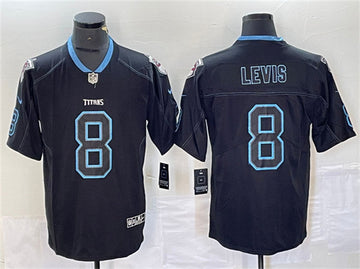 Will Levis Tennessee Titans navy Color Rush jersey