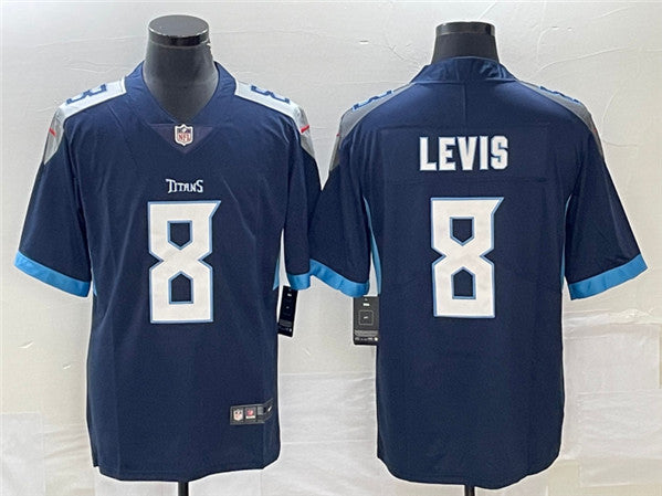 Will Levis Tennessee Titans navy jersey