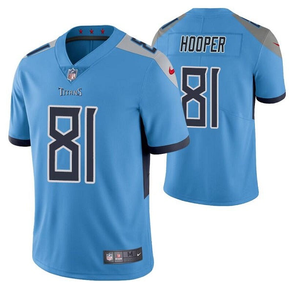 Austin Hooper Tennessee Titans blue jersey
