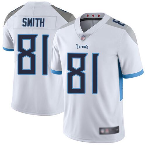 Jonnu Smith Tennessee Titans white jersey