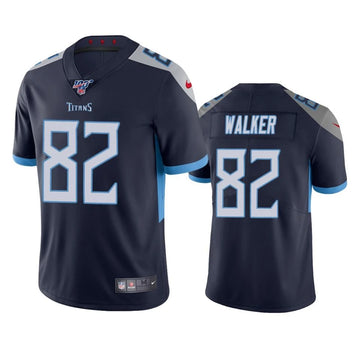Delanie Walker Tennessee Titans navy jersey