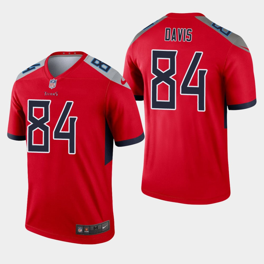 Corey Davis Tennessee Titans red Inverted Legend jersey