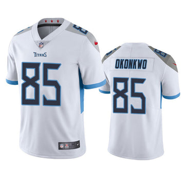 Chig Okonkwo Tennessee Titans white jersey