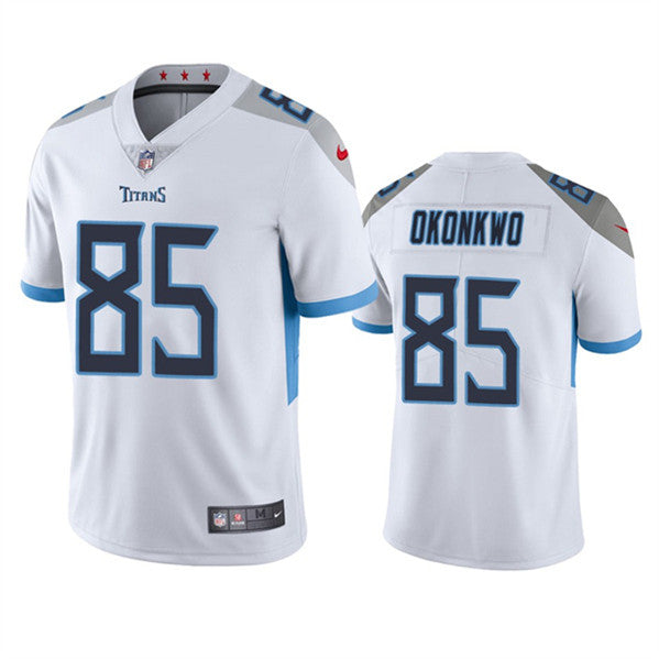 Chig Okonkwo Tennessee Titans white jersey