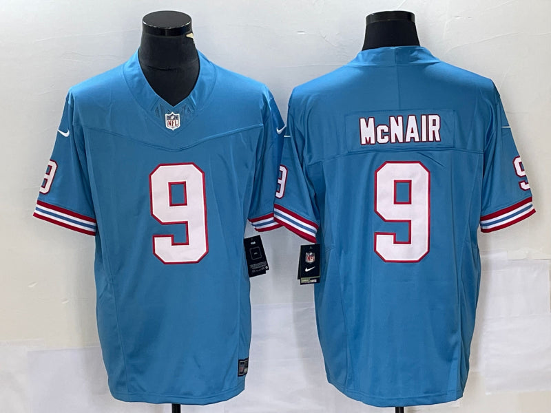Steve McNair Tennessee Titans blue FUSE jersey