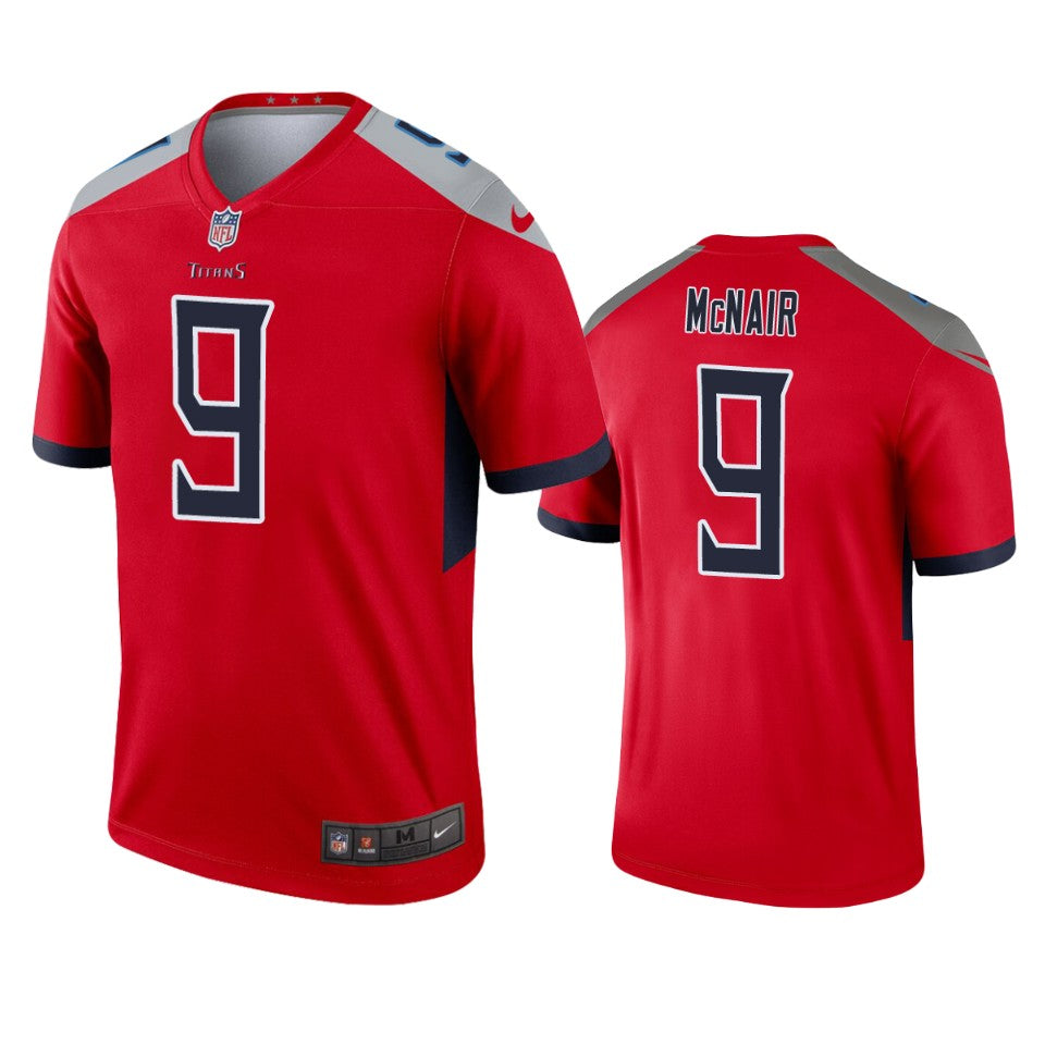 Steve McNair Tennessee Titans red Inverted Legend jersey