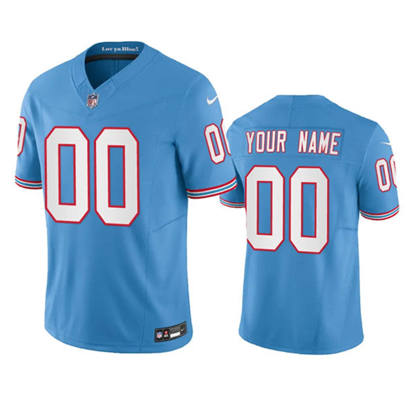 Custom Tennessee Titans blue FUSE jersey