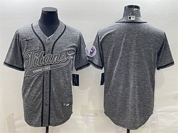 Custom Tennessee Titans gray jersey