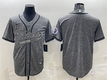 Custom Tennessee Titans gray jersey