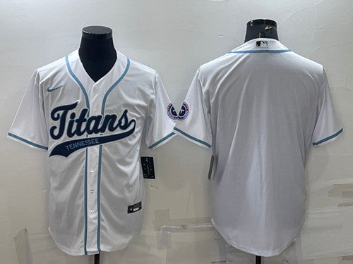 Custom Tennessee Titans white jersey