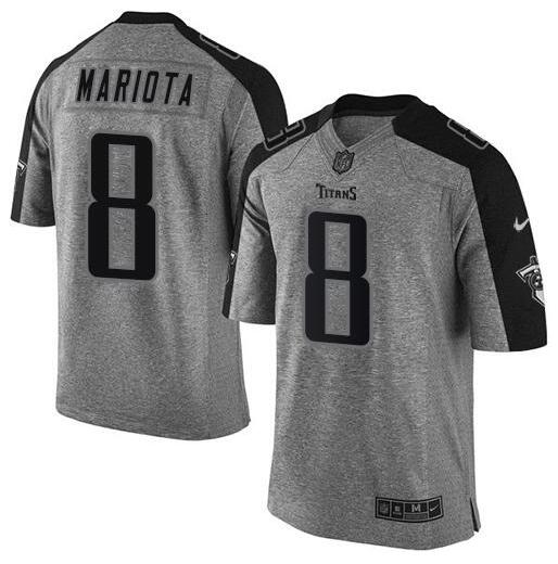 Custom Tennessee Titans gray jersey