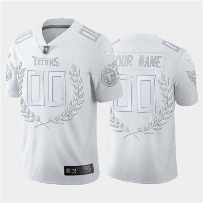 Custom Tennessee Titans white jersey