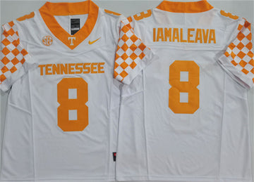 Nico Iamaleava Tennessee Volunteers white FUSE jersey