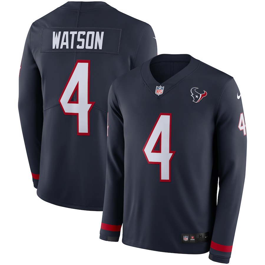 Deshaun Watson Houston Texans navy jersey