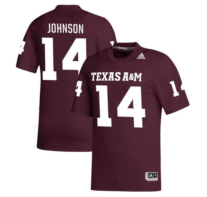 Max Johnson Texas A&M Aggies maroon jersey