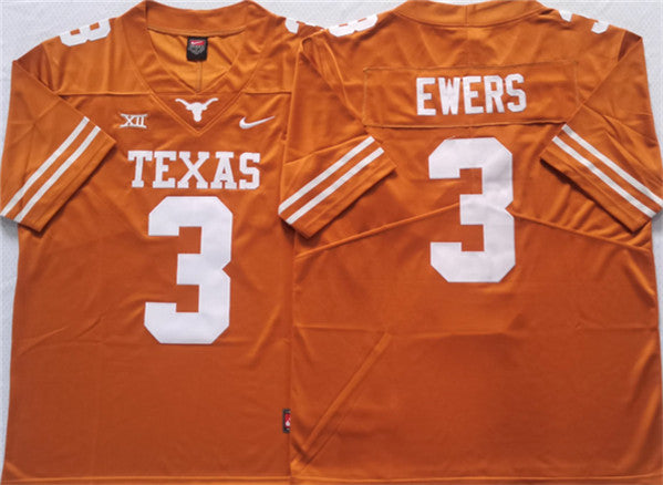 Ewers Texas Longhorns orange jersey