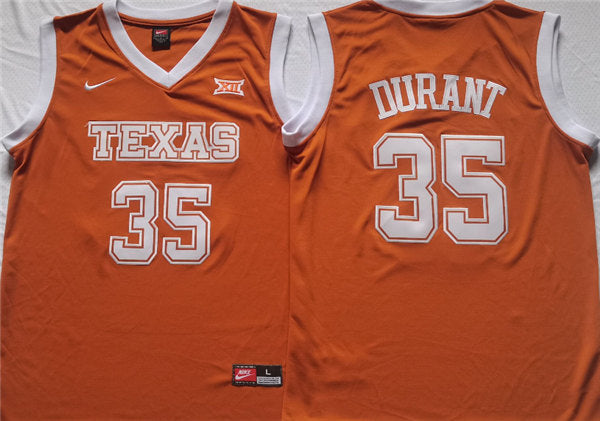 Kevin Durant Texas Longhorns orange jersey