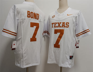 Isaiah Bond Texas Longhorns white FUSE jersey