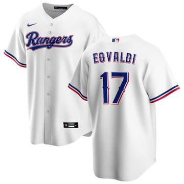 Nathan Eovaldi Texas Rangers white jersey