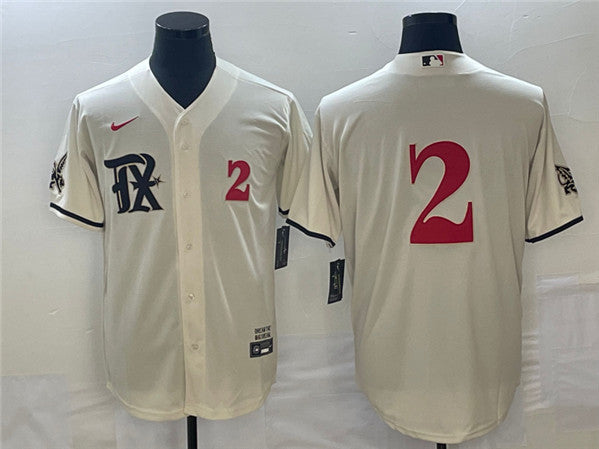 Marcus Semien Texas Rangers cream City Connect jersey
