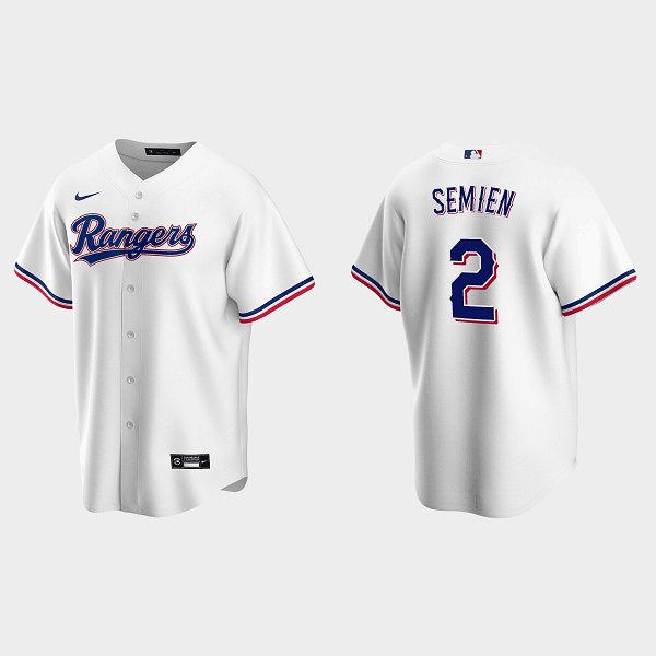 Marcus Semien Texas Rangers white jersey